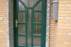 Haustür mit Glaseinsatz