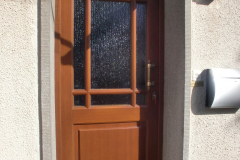 Haustür mit Glaseinsatz